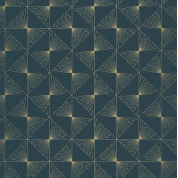 Papier peint Lines bleu foncé - SPACES - Caselio - SPA100136060