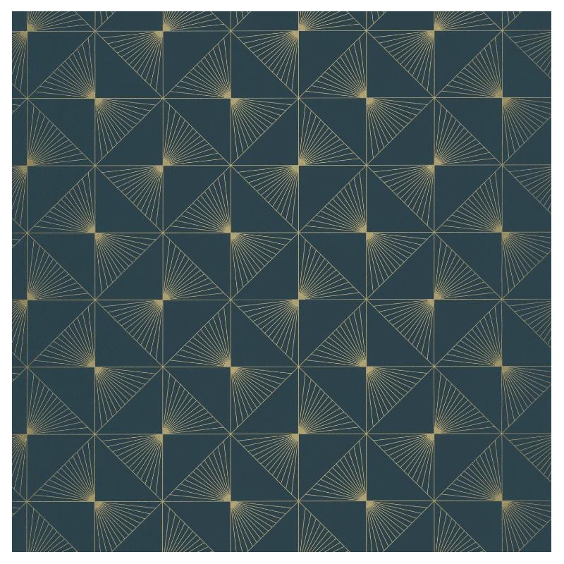 Papier peint Lines bleu foncé - SPACES - Caselio - SPA100136060