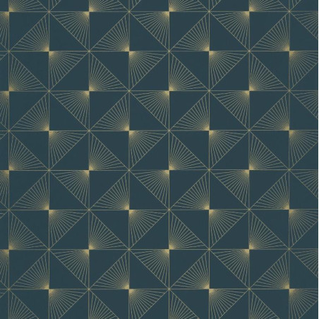 Papier peint Lines bleu foncé - SPACES - Caselio - SPA100136060