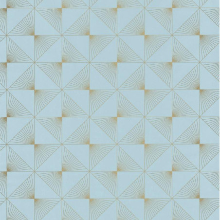 Papier peint Lines bleu clair - SPACES - Caselio - SPA100136199
