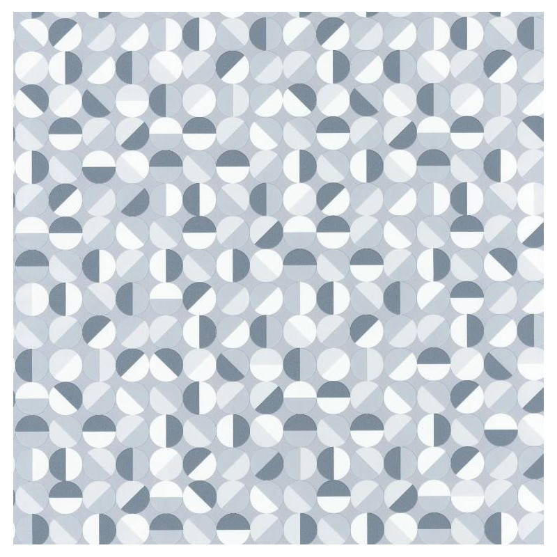 Papier peint Curves bleu gris - SPACES - Caselio - SPA100149094