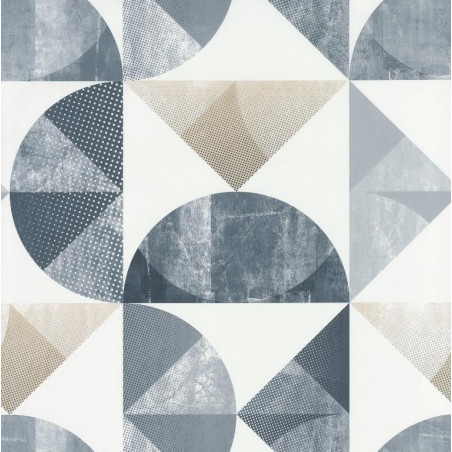Papier peint Graphic bleu - SPACES - Caselio - SPA100156064