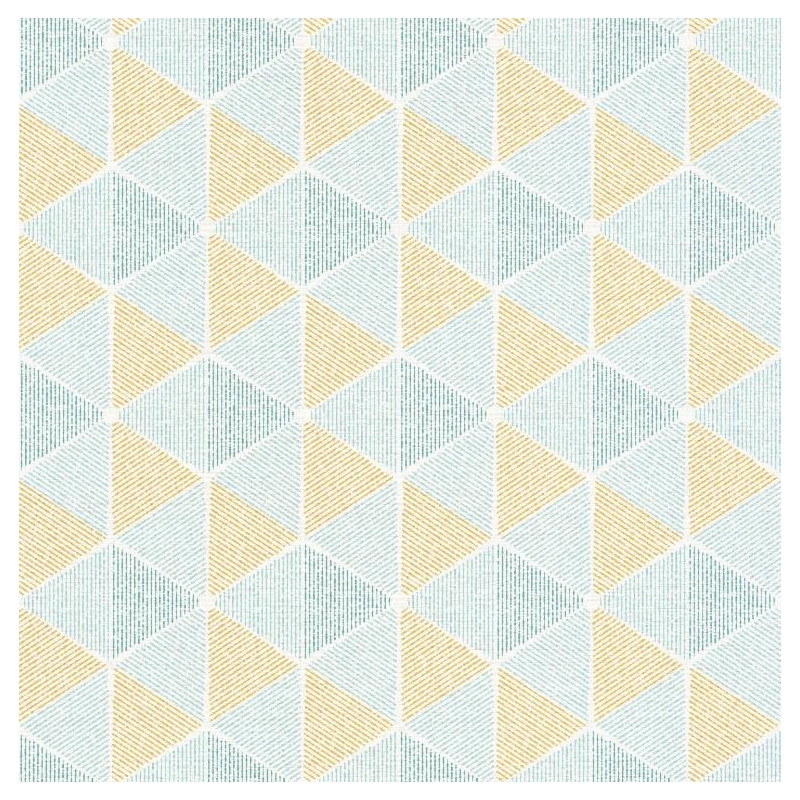 Papier peint Amaya bleu et jaune - ACAPULCO - Caselio - ACAP69916002
