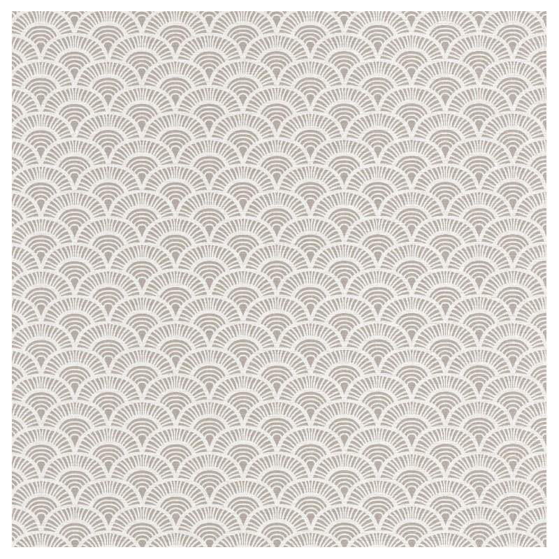 Papier peint Palmeta gris et blanc – Acapulco - Caselio