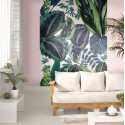 Panoramique XL The Pink Jungle Motifs Tropicaux – JUNGLE - Caselio
