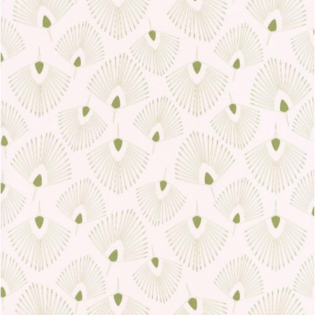 Papier peint Eventails beige - JUNGLE - Caselio - JUN100077414