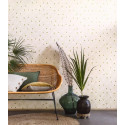 Papier peint Eventails beige - JUNGLE - Caselio - JUN100077414