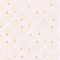 Papier peint Eventails jaune sur fond beige – JUNGLE - Caselio