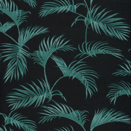 Papier peint Palmes vert et noir - JUNGLE - Caselio - JUN100037717