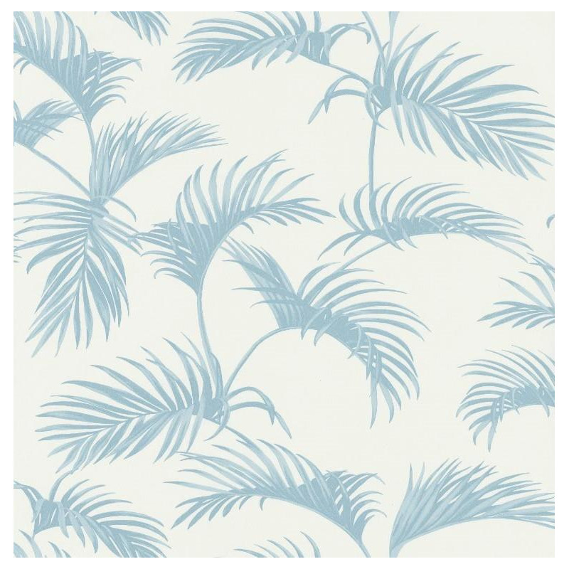 Papier peint Palmes bleu clair et beige - JUNGLE - Caselio - JUN100039000
