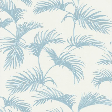 Papier peint Palmes bleu clair et beige - JUNGLE - Caselio - JUN100039000