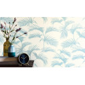 Papier peint Palmes bleu clair et beige - JUNGLE - Caselio - JUN100039000