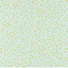 Papier peint Pépins Motifs grains de riz jaune/orangé sur fond bleu/vert – JUNGLE - Caselio