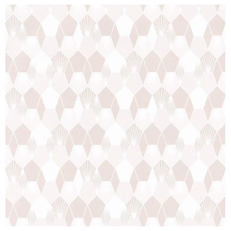 Papier peint Hamac beige et blanc - JUNGLE - Caselio - JUN100011111