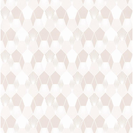 Papier peint Hamac beige et blanc - JUNGLE - Caselio - JUN100011111