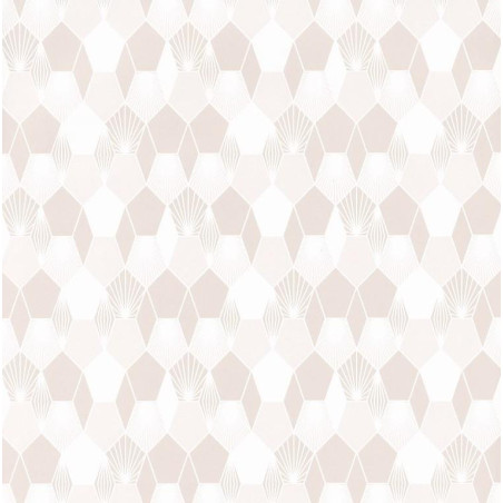 Papier peint Hamac beige et blanc - JUNGLE - Caselio - JUN100011111