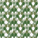Papier peint Hamac Motifs nids d'abeilles nuance de vert– JUNGLE - Caselio