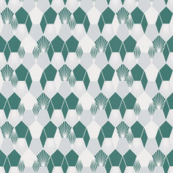 Papier peint Hamac bleu vert - JUNGLE - Caselio - JUN100017707