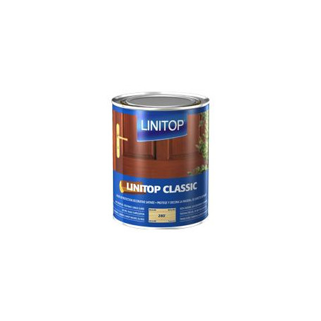 LINITOP CLASSIC 286 chêne moyen - Lasure de protection décorative - 1L