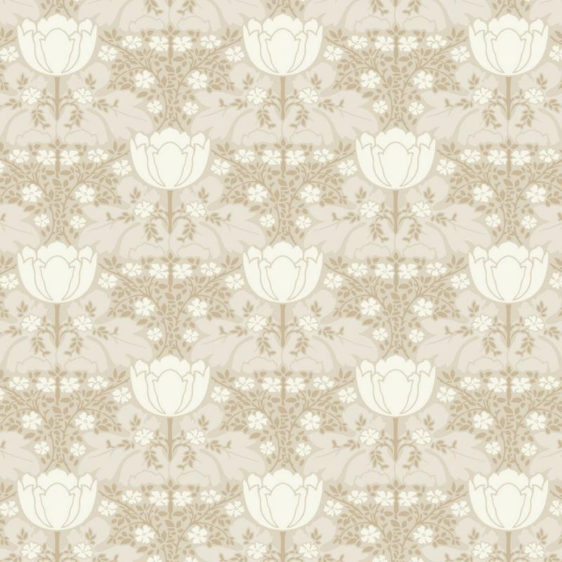 Papier peint intissé FOX TROT beige - Belle Epoque Casadeco