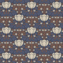 Papier peint intissé FOX TROT bleu - Belle Epoque Casadeco