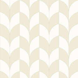 Papier peint Paradoxe blanc cassé et beige - BELLE EPOQUE - Casadeco - BEEP82257123