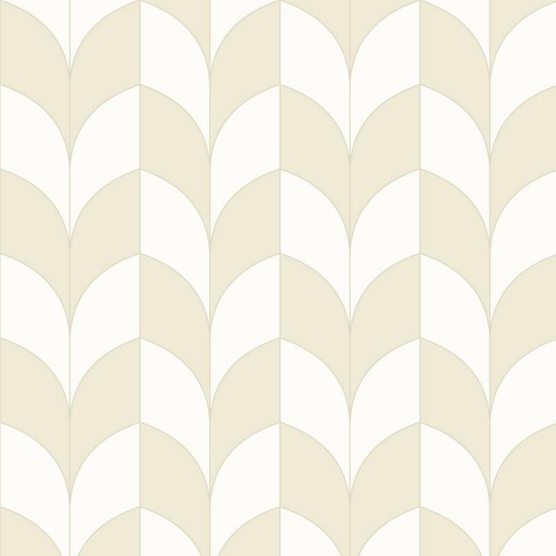 Papier peint Paradoxe blanc cassé et beige - BELLE EPOQUE - Casadeco - BEEP82257123