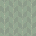 Papier peint intissé PARADOXE vert - Belle Epoque Casadeco