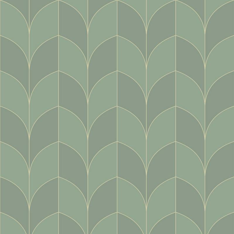 Papier peint Paradoxe vert - BELLE EPOQUE - Casadeco - BEEP82257414