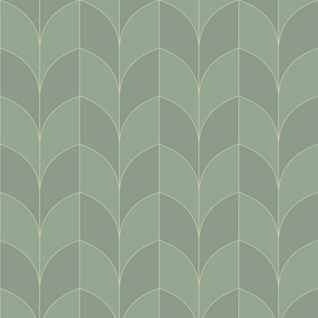 Papier peint Paradoxe vert - BELLE EPOQUE - Casadeco - BEEP82257414