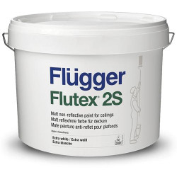 Peinture MAT FLUTEX 2S blanche Ecolabel - Mur et plafond - FLUGGER