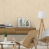 Papier peint intissé Barbara Majorelle feuillage beige - Rasch
