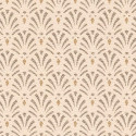 Papier peint Coquilles Art Déco rose pastel - Rasch - 808414