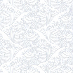 Papier peint Nami gris clair - HANAMI - Caselio - HAN100389404
