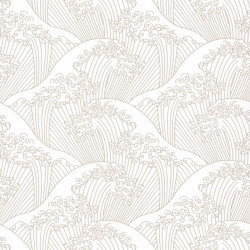 Papier peint Nami beige irisé - HANAMI - Caselio - HAN100381515
