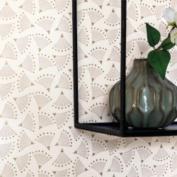 Papier peint Origami beige - HANAMI - Caselio - HAN100361121