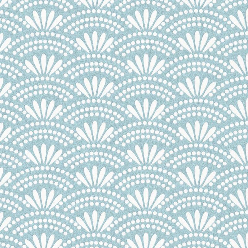 Papier peint Haiku bleu clair - HANAMI - Caselio - HAN100376221