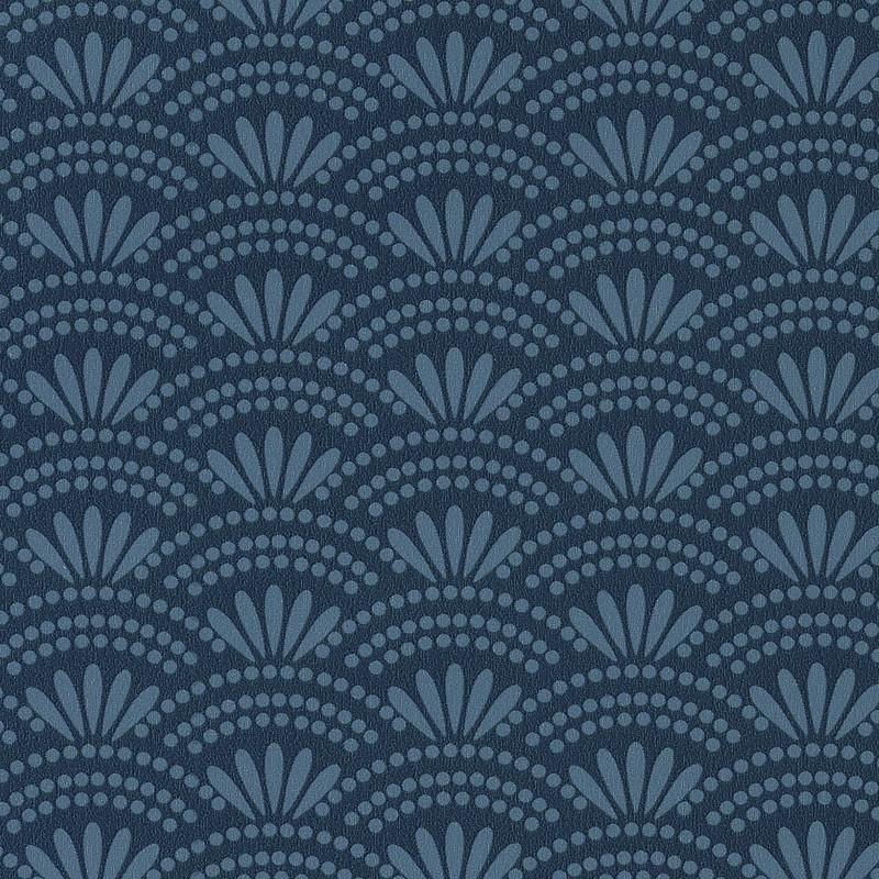Papier peint Haiku bleu cobalt - HANAMI - Caselio - HAN100376808