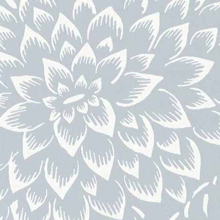 Papier peint floral HANA gris clair - HANAMI - Caselio