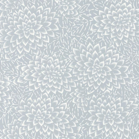 Papier peint floral HANA gris clair - HANAMI - Caselio