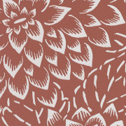 Papier peint Hana terracotta - HANAMI - Caselio - HAN100353233