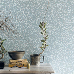 Papier peint Hana bleu clair - HANAMI - Caselio - HAN100356226