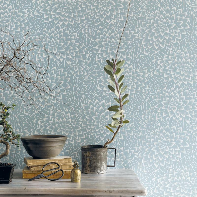 Papier peint Hana bleu clair - HANAMI - Caselio - HAN100356226