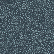 Papier peint floral KONOHA gris anthracite - HANAMI - Caselio