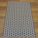  Tapis Hexagones chocolat / écru - 160x230cm - ESSENZA BALTA