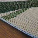 Tapis corde "Tropical feuillage vert écru" - Star BALTA 140x200