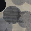 Tapis moderne Ronds gris sur fond écru - Canvas - 120x170cm