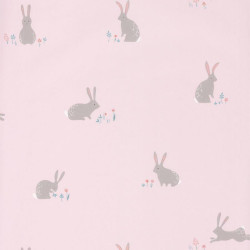 Papier peint Lapin rose - HAPPY DREAMS - Casadeco - HPDM82734107