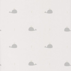 Papier peint Baleines grises - HAPPY DREAMS - Casadeco - HPDM82791121
