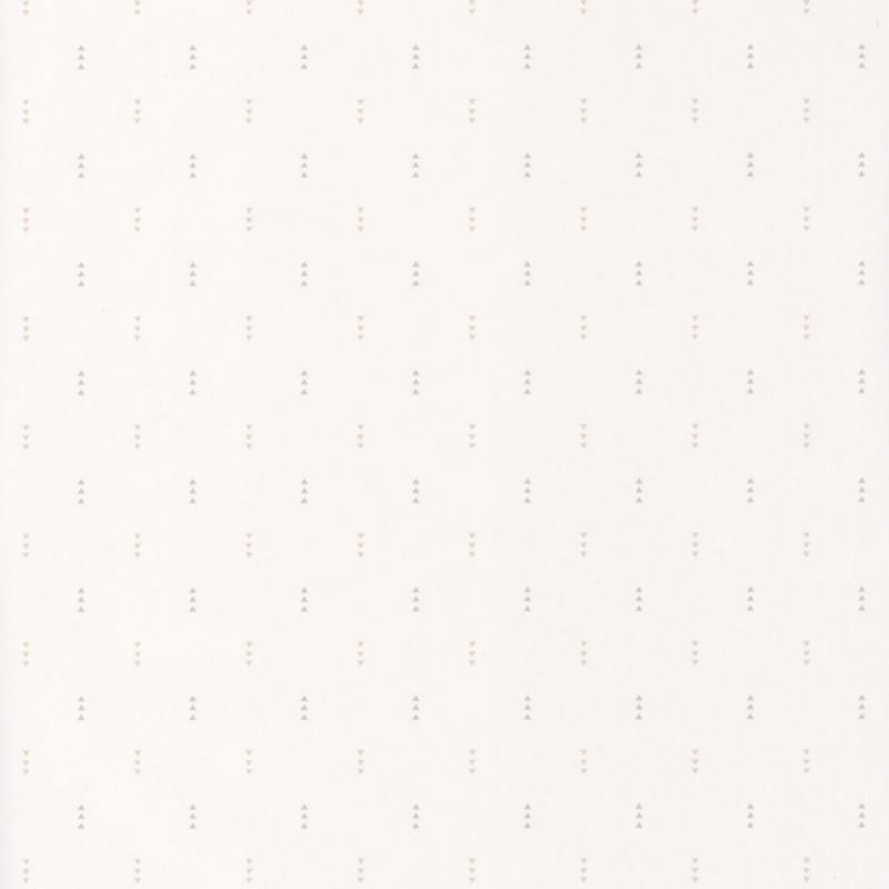 Papier peint intissé Triangle beige et gris (all over) - HAPPY DREAMS Casadeco